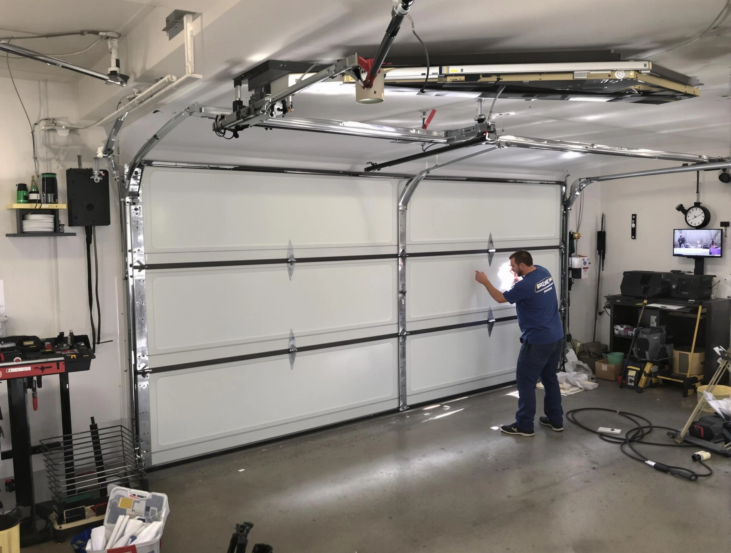 Professional garage door repair service by Yukon Garage Door Repair in Yukon